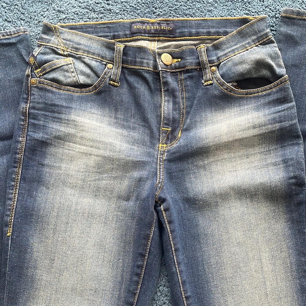 Rock and republic jeans faded blue